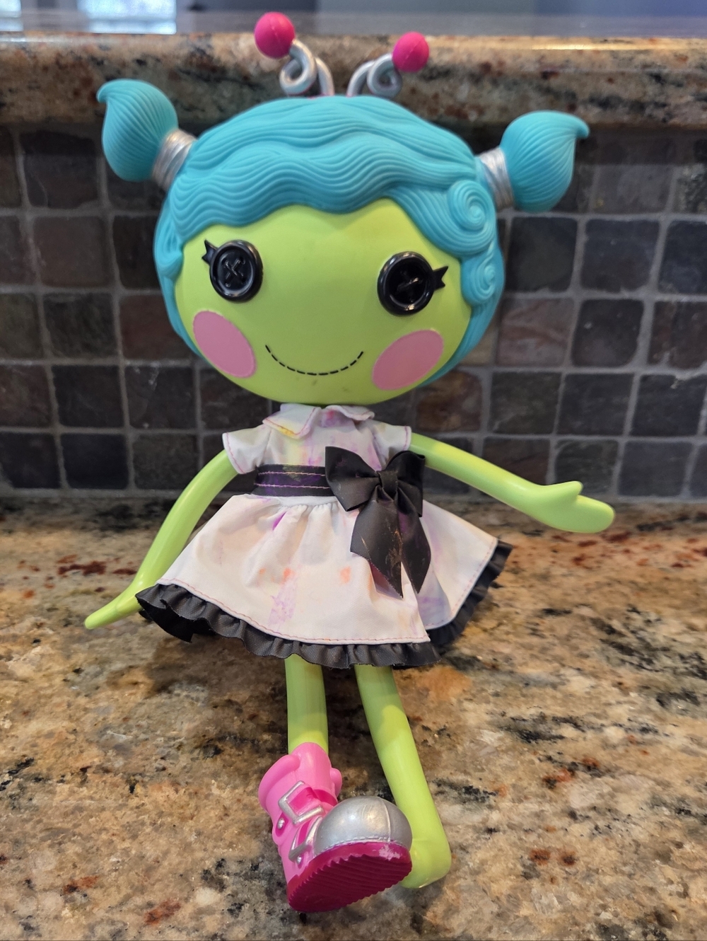 Lalaloopsy Haley Galaxy Doll 12” Full Size Girl Alien With Dress 2012 MGA
